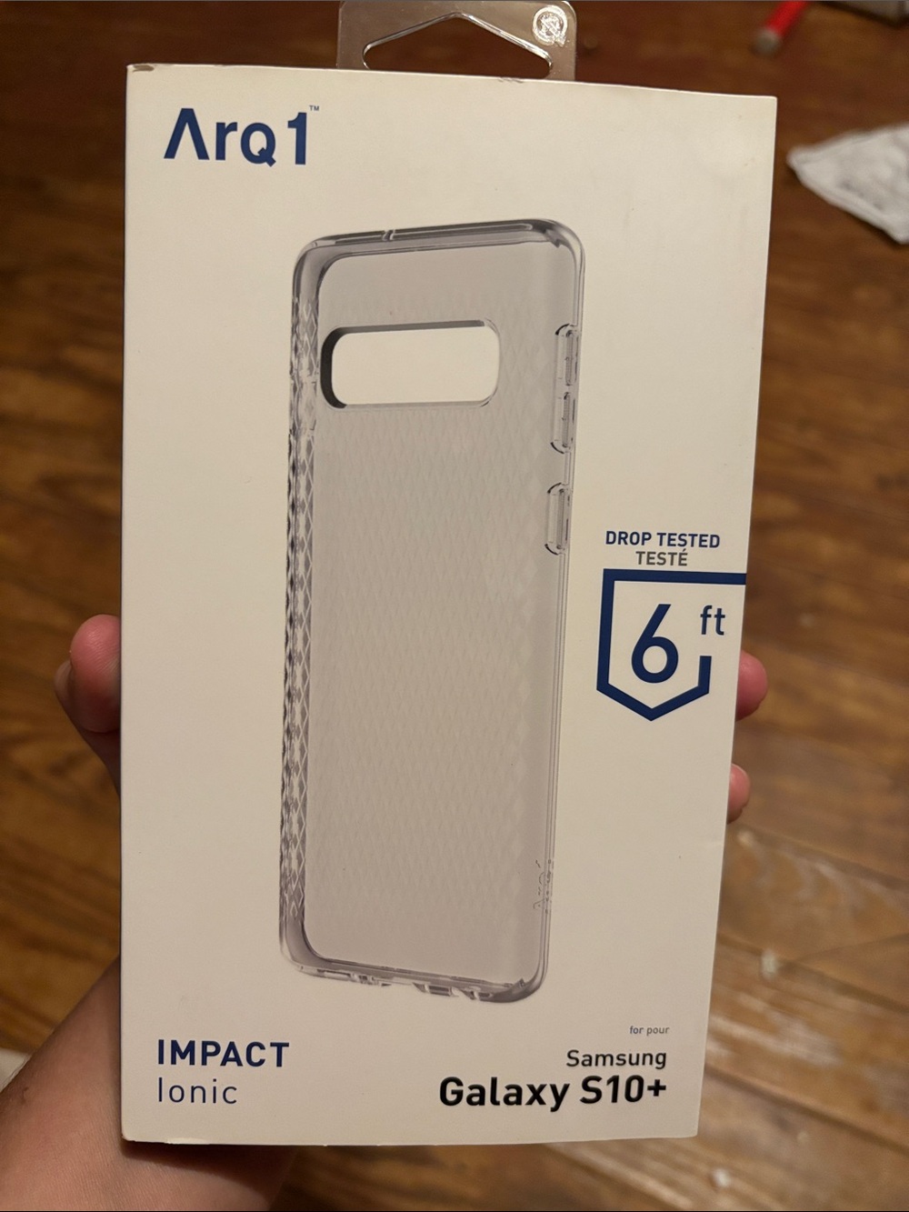 ARQ Clear Impact Ionic Case for Samsung Galaxy S10+ — Transparent